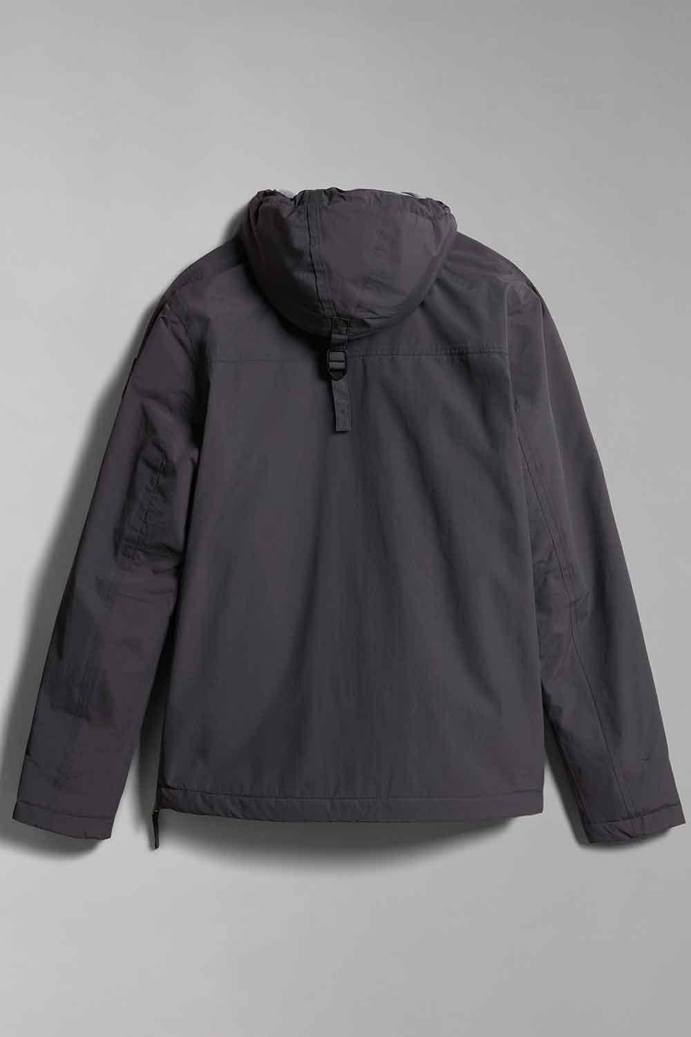 Napapijri-Rainforest Pocket 2 Dark Grey Solid-Yağmurluk-9-fleurdirect.live