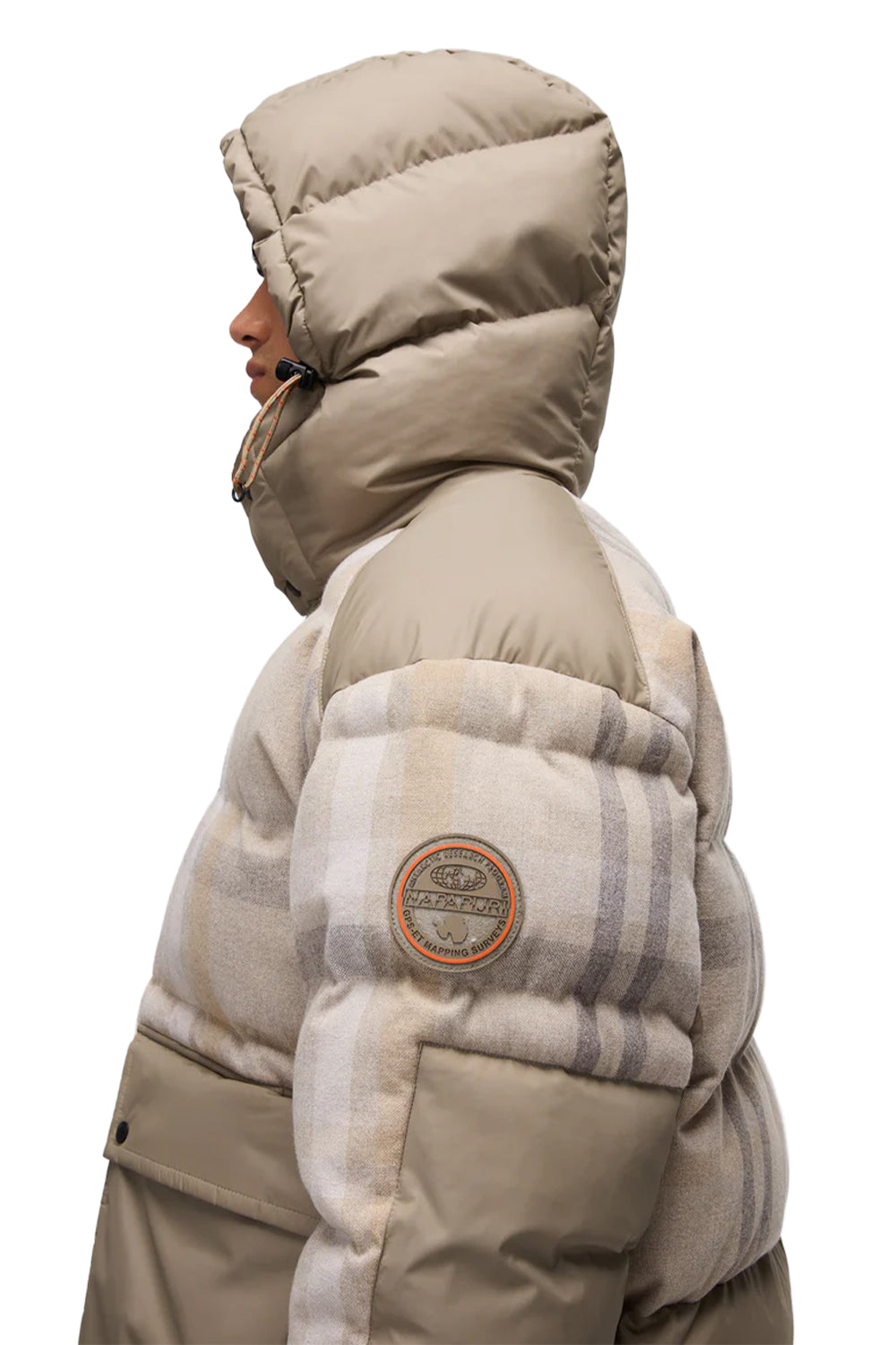Napapijri-Napapijri ThermoFibre® Tires Puffer CORDURA® Jacket Yeşil Erkek Mont-Mont-8-fleurdirect.live