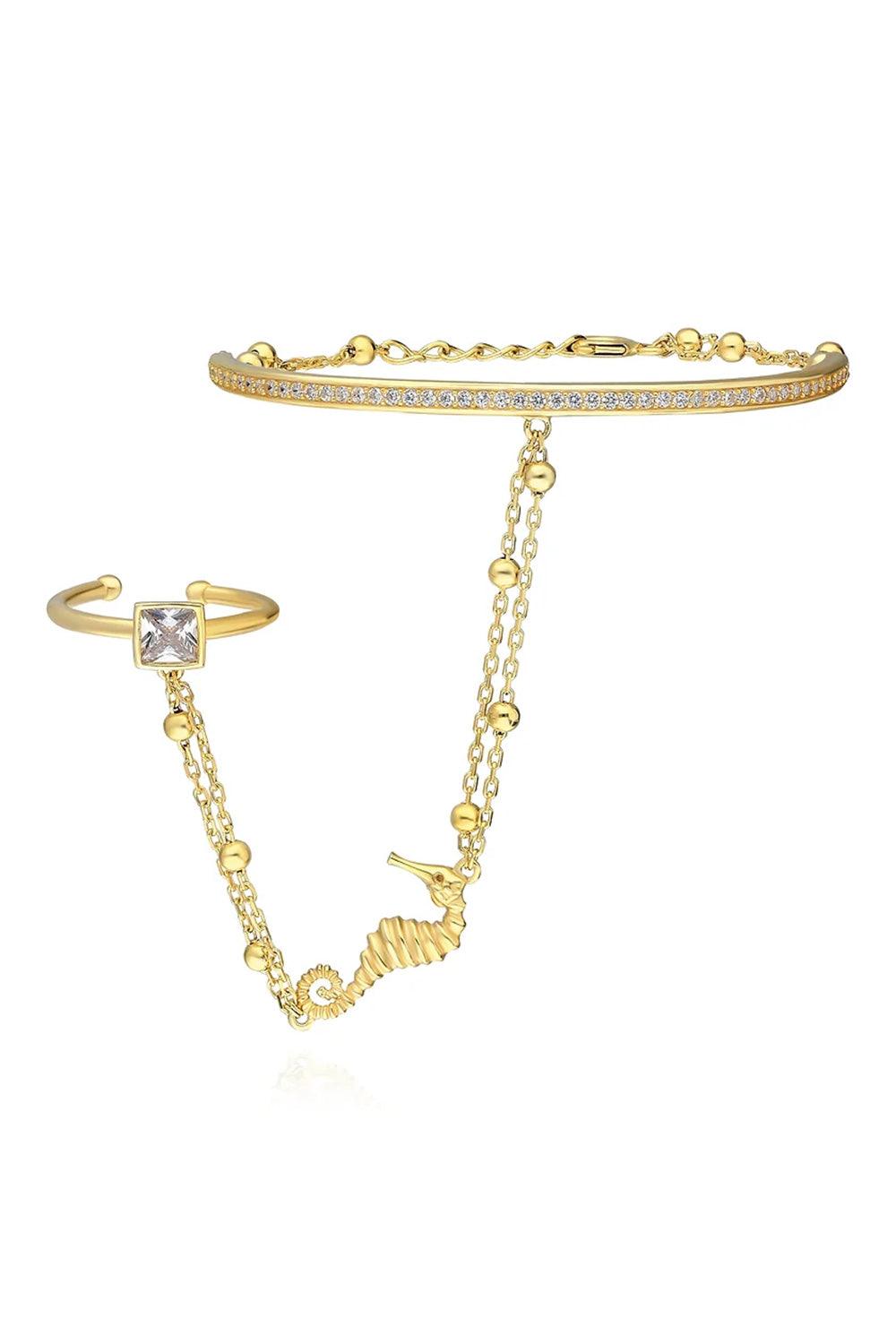 Nayra Jewelry-Sea Horse Şahmeran-Bileklik-1-fleurdirect.live