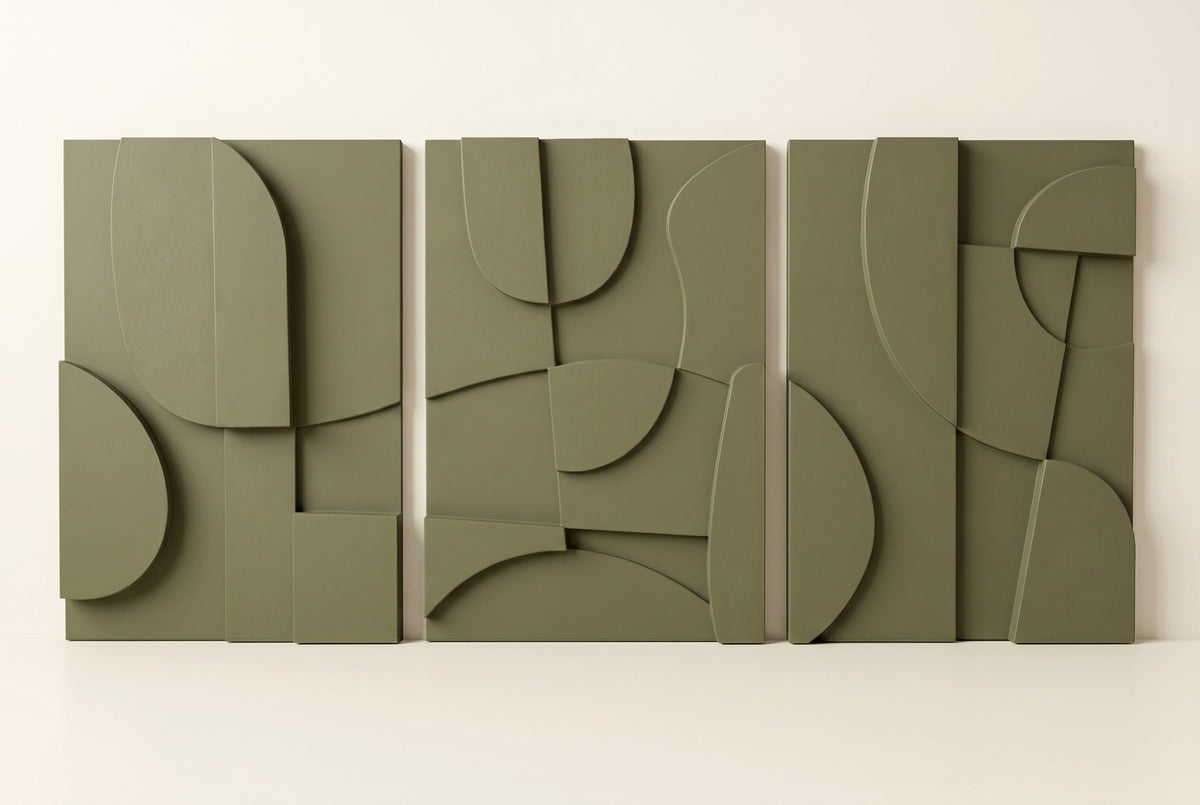 70X100 Cm Fas Renkleri Tablo Set