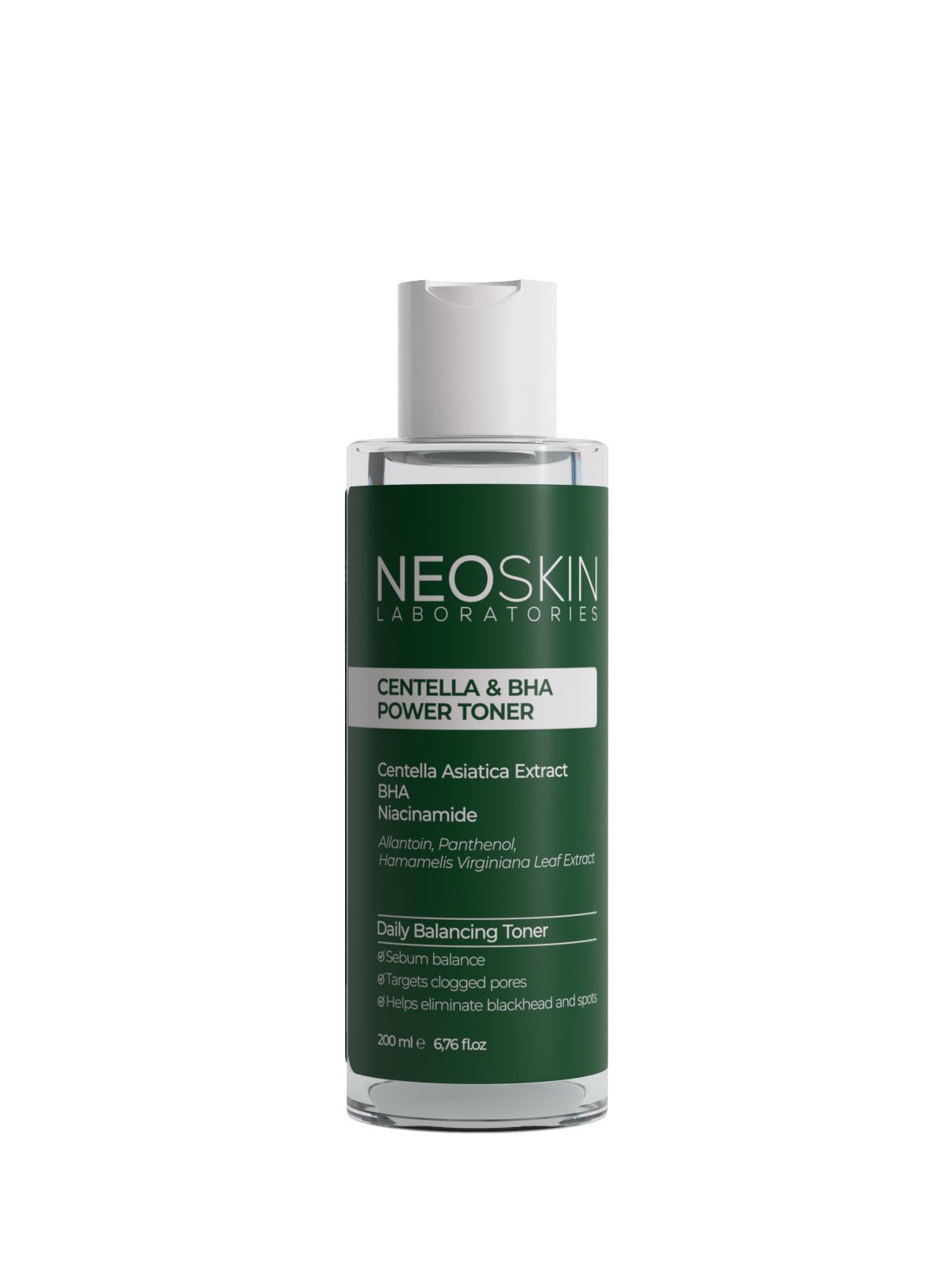 Neoskin-Centella & Bha Power Toner 200ml Centella & Bha İçerikli Siyah Nokta Karşıtı, Gözenek Sıkılaştırıcı Günlük Bakım Toniği-Tonik-1-fleurdirect.live
