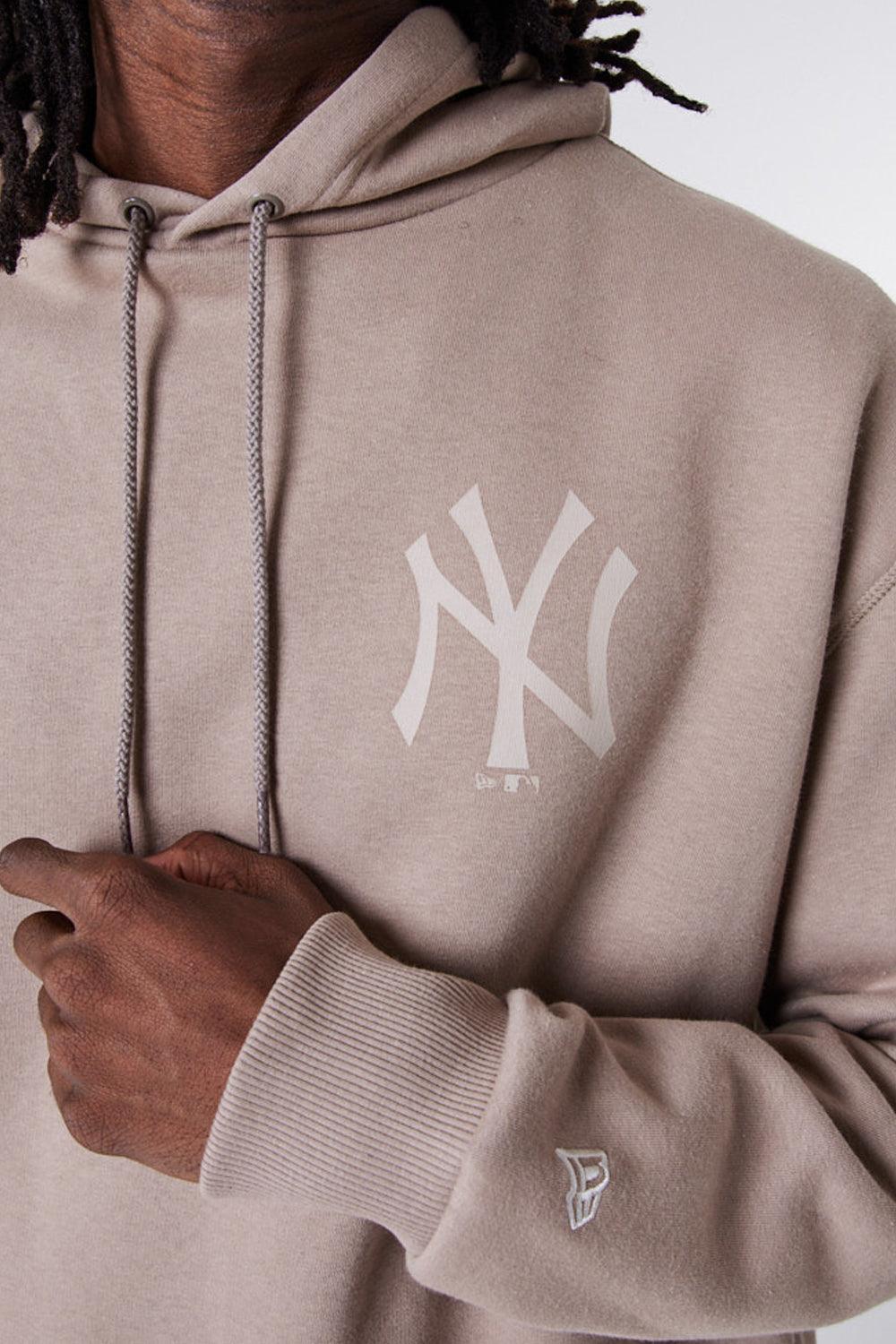 New Era-MLB League Essential Oversized Hoodie Brown-Sweatshirts & Hoodies-2-fleurdirect.live