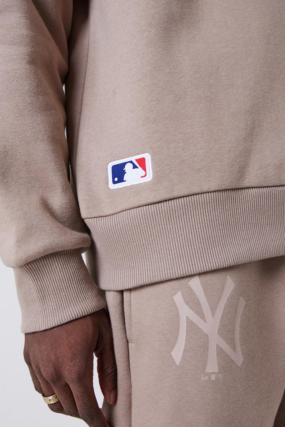 New Era-MLB League Essential Oversized Hoodie Brown-Sweatshirts & Hoodies-4-fleurdirect.live