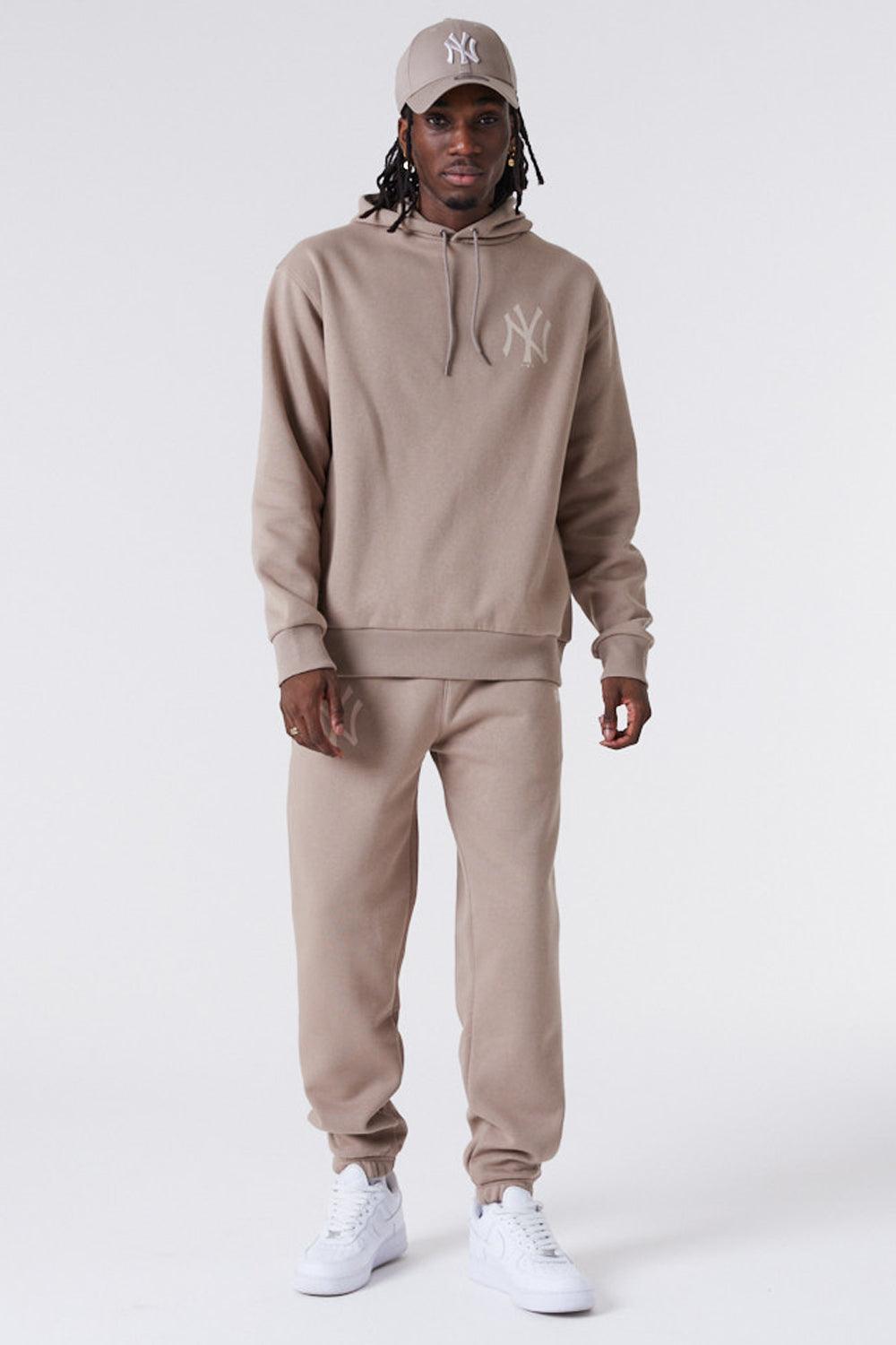 New Era-MLB League Essential Oversized Hoodie Brown-Sweatshirts & Hoodies-7-fleurdirect.live