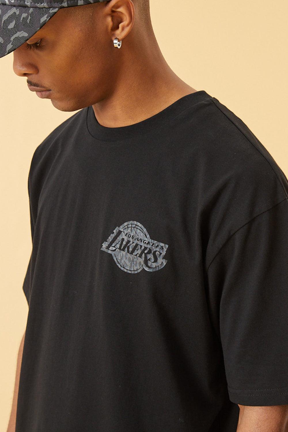 New Era-NBA Seasonal Infill Oversized Tee Los Angeles Lakers-T-Shirts-2-fleurdirect.live