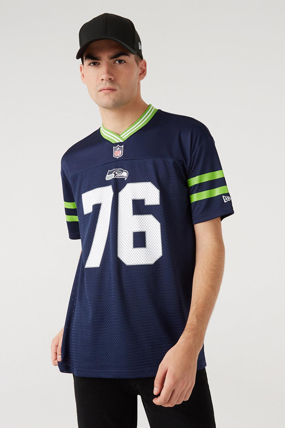New Era-NFL Logo Oversized Tee Seattle Seahawks-T-Shirts-1-fleurdirect.live