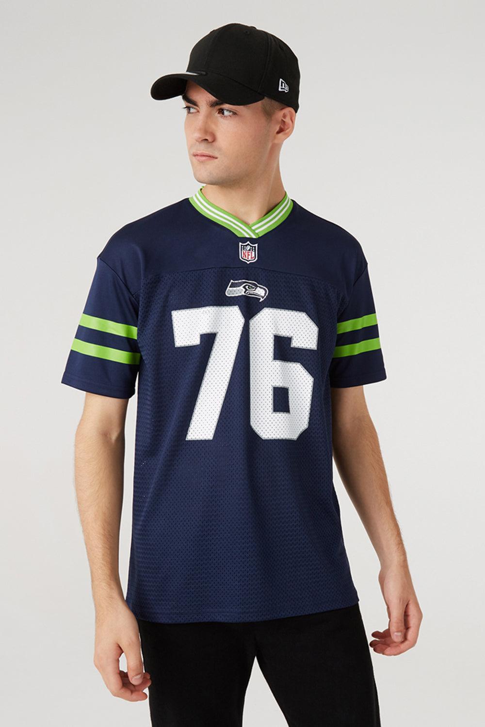 New Era-NFL Logo Oversized Tee Seattle Seahawks-T-Shirts-4-fleurdirect.live