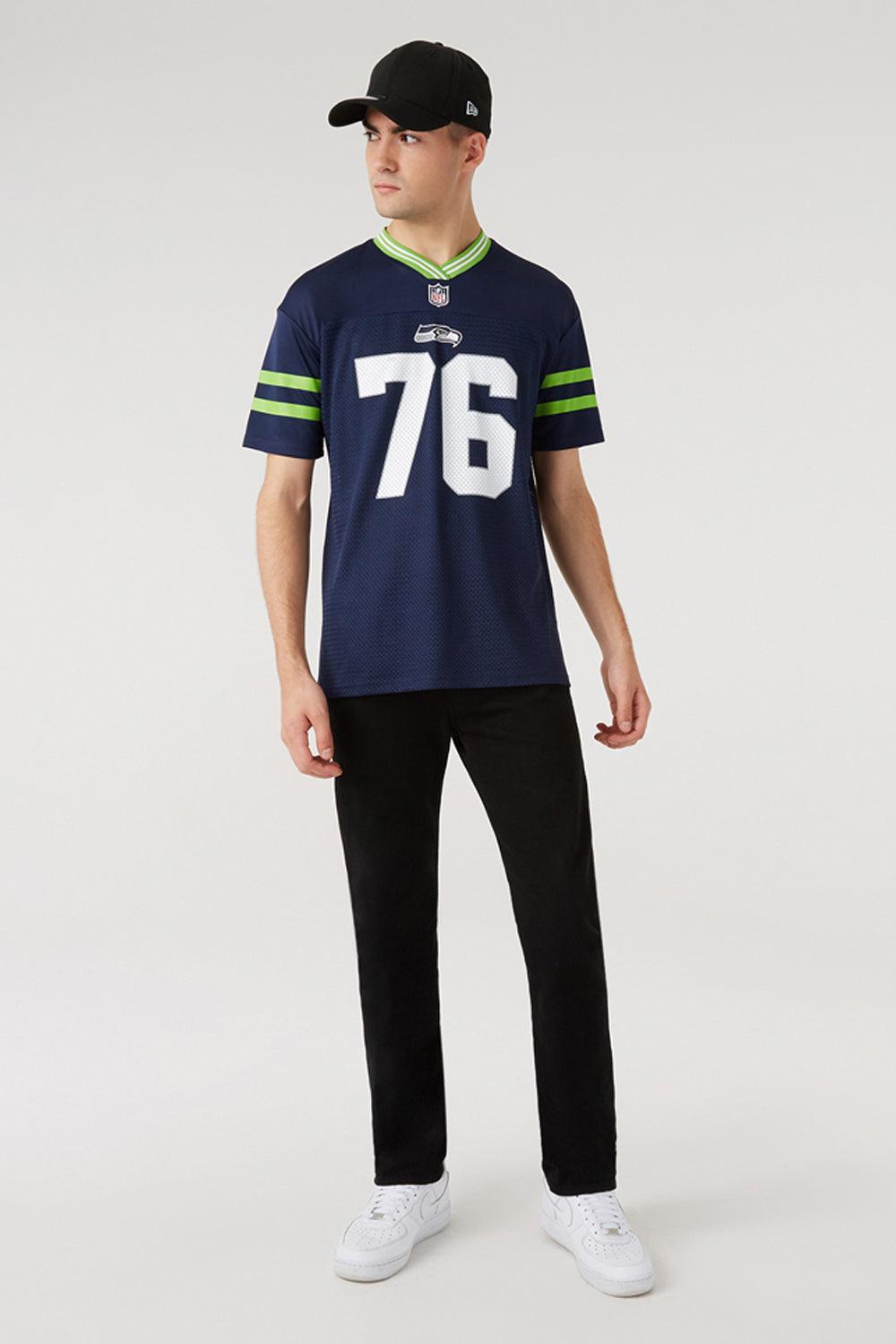 New Era-NFL Logo Oversized Tee Seattle Seahawks-T-Shirts-6-fleurdirect.live