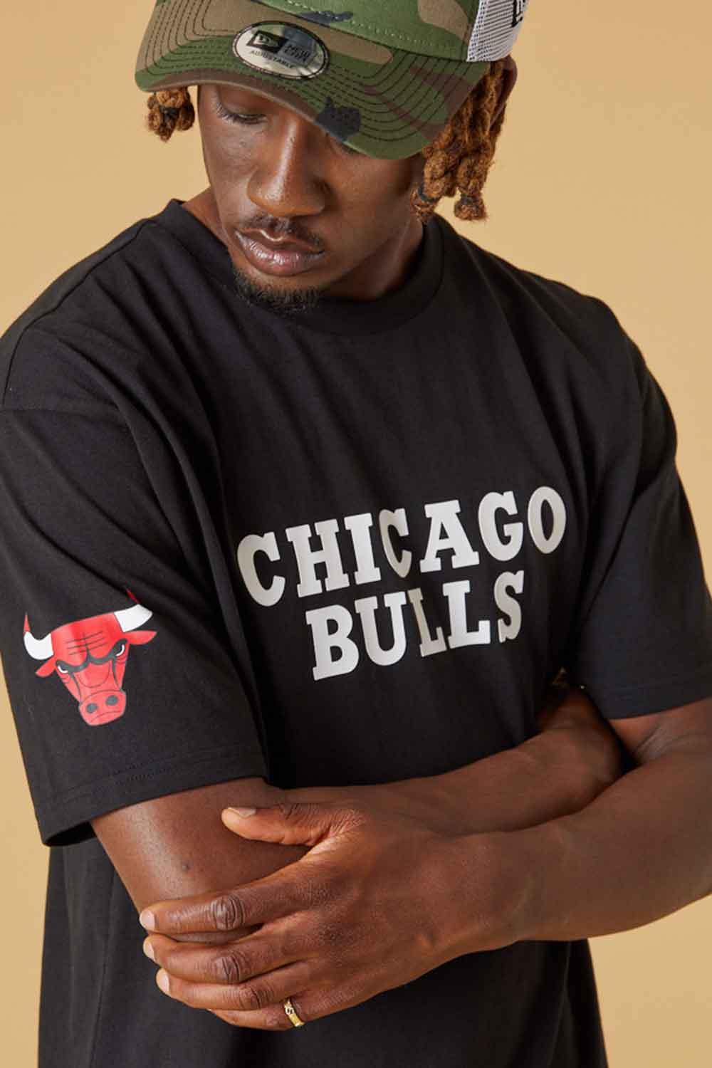 New Era-Washed Pack Wordmark Oversized Tee Chicago Bulls-T-Shirts-6-fleurdirect.live