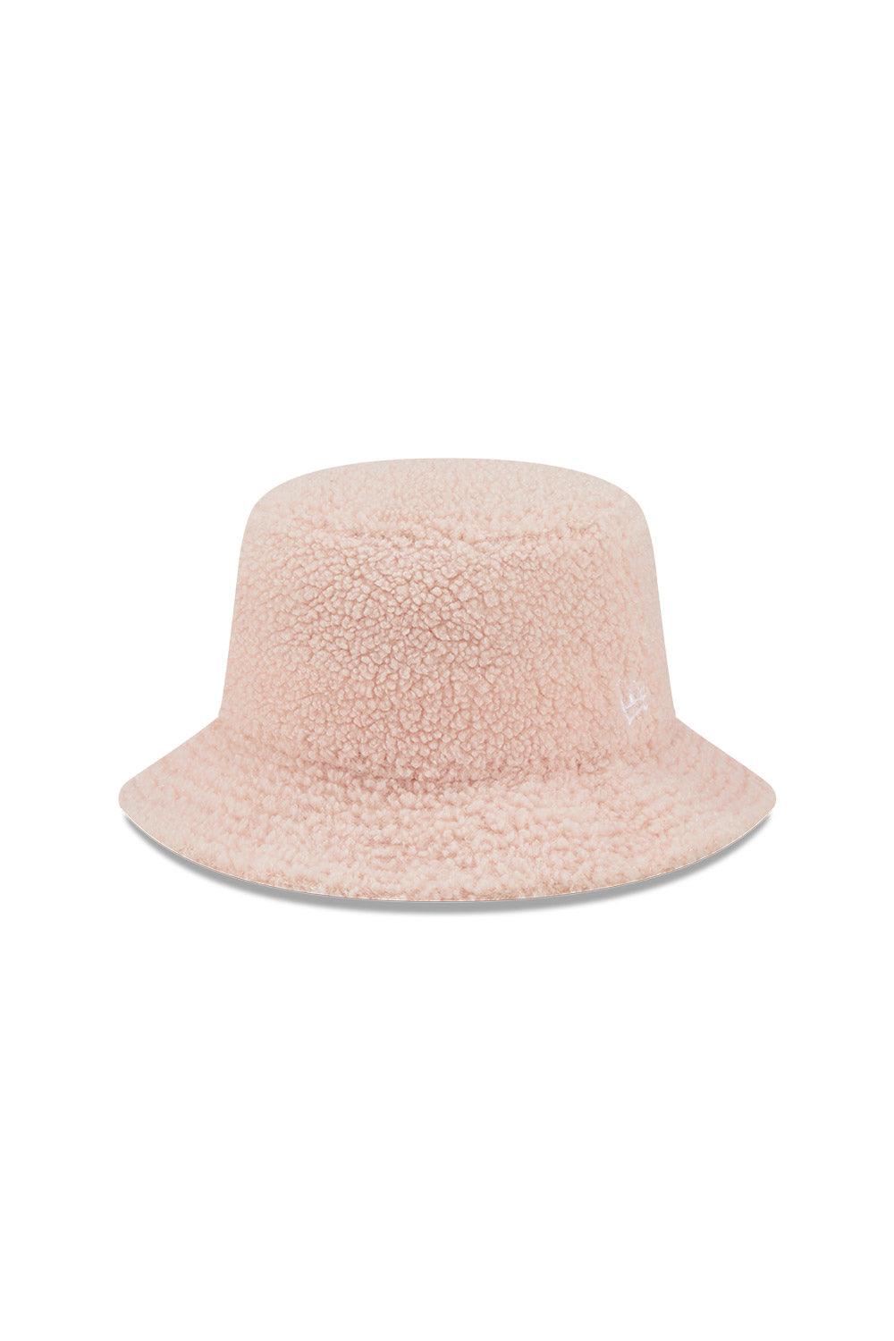 New Era-Women's Borg Bucket New Era Pink-Bucket Hat-4-fleurdirect.live