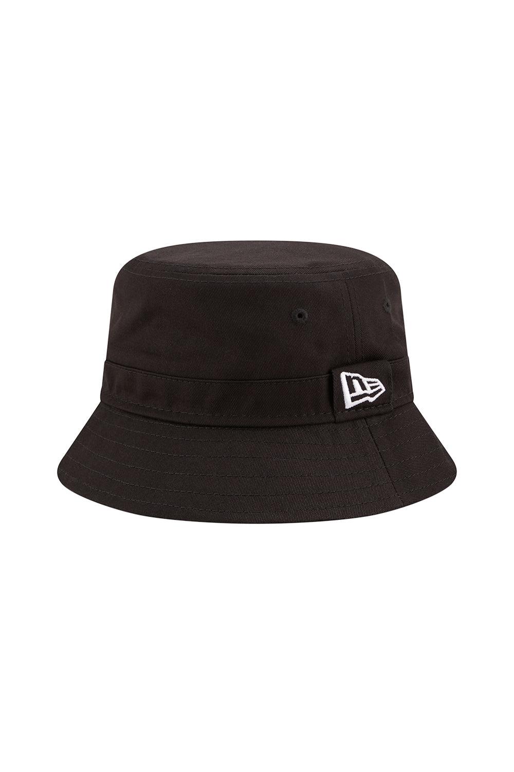 New Era-Youth Essential Bucket Hat Black-Bucket Hat-1-fleurdirect.live