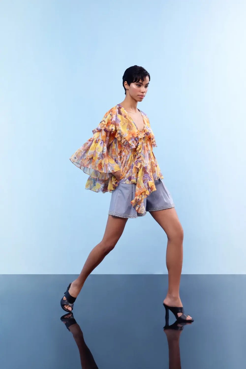 Nilgün Mirza-Rüya Dokunuş Şifon Bluz-Bluz-1-fleurdirect.live
