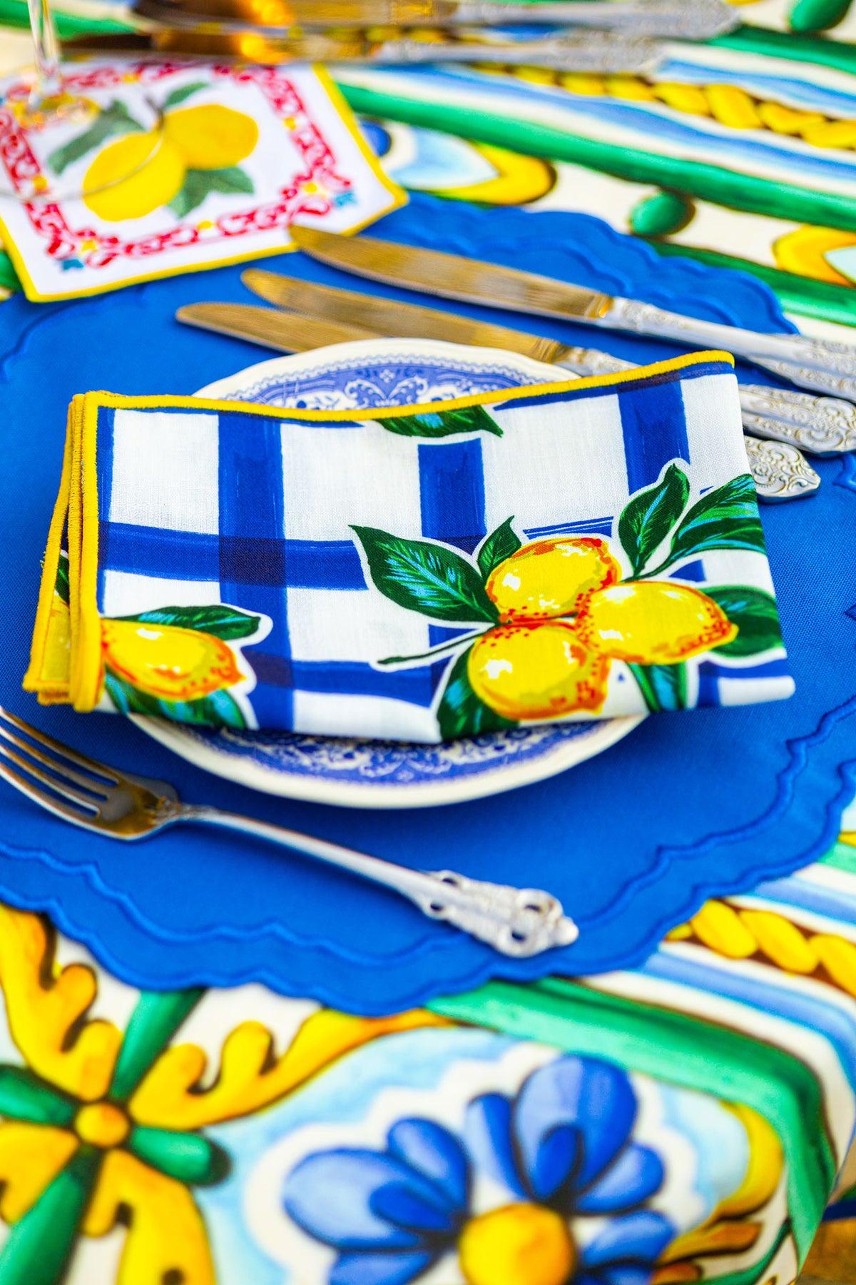 Lemon Chello Masa Örtüsü