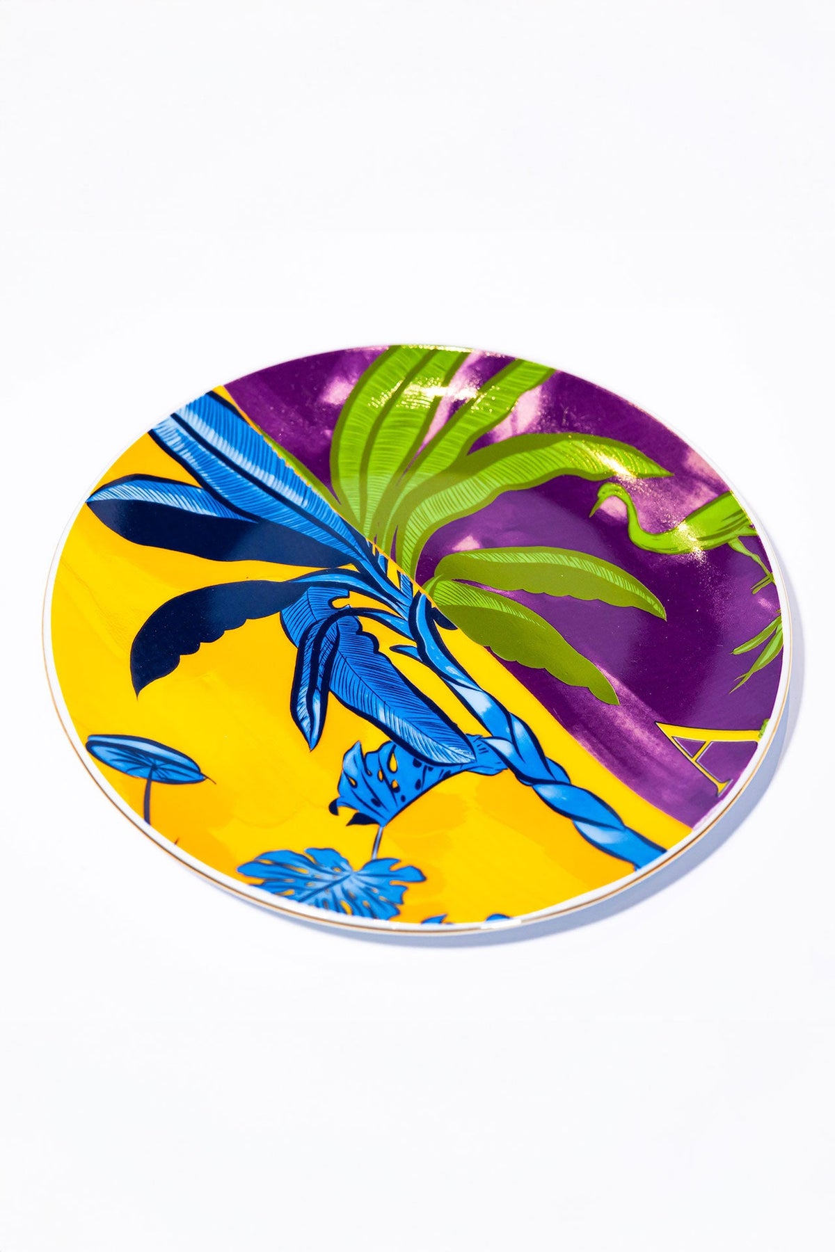 Signature Yellow &Amp; Purple Servis Tabak (2'Li Set) - 1