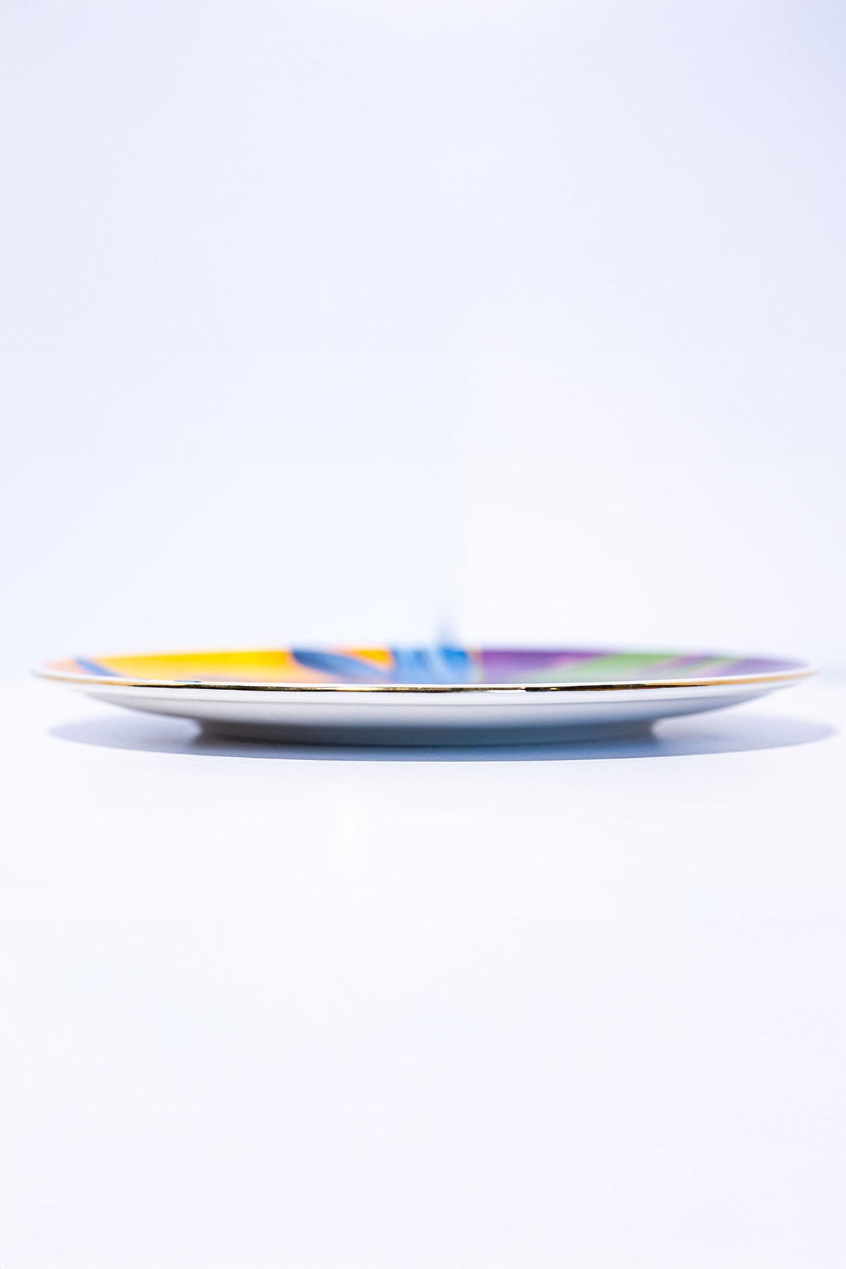 Signature Yellow &Amp; Purple Servis Tabak (2'Li Set) - 2