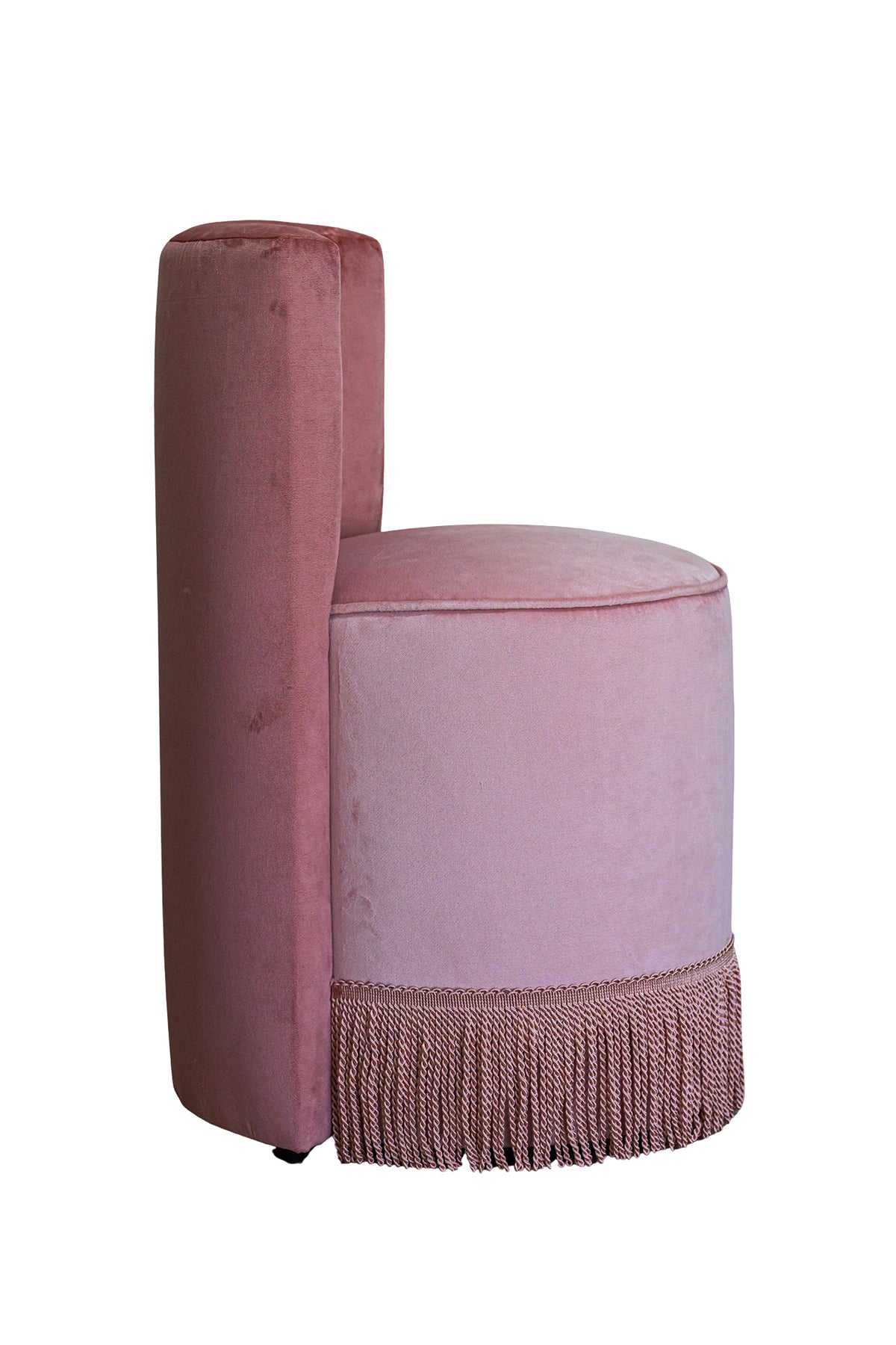 Velvet Majesty Puf-Pink