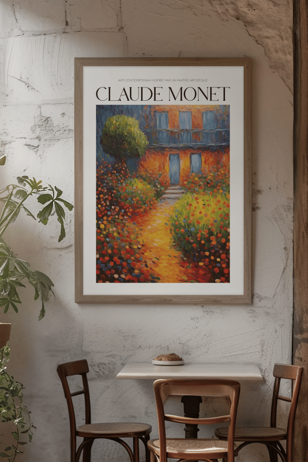 Nord Design-Ressam Serisi Çerçeveli Tablo - Claude Monet - 10-Tablo-1-fleurdirect.live