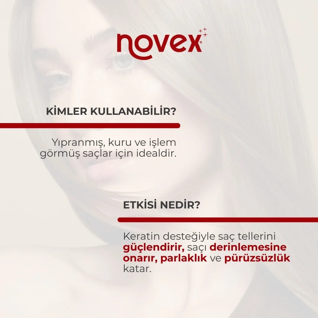 Novex Brezilya Keratin Onarıcı Saç Kremi 300ml