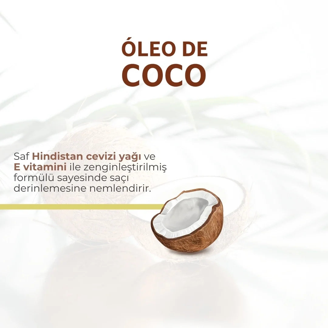 Novex Coconut Oil Kuru ve Hasar Görmüş Saçlar için Durulanmayan Saç Bakım Kremi 300g