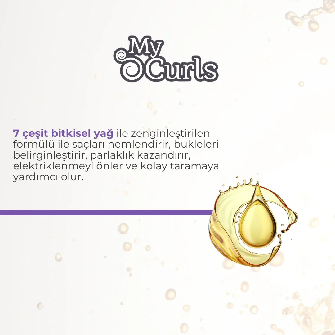 Novex My Curls Bukle Belirginleştirici Durulanmayan Saç Bakım Kremi 1Kg