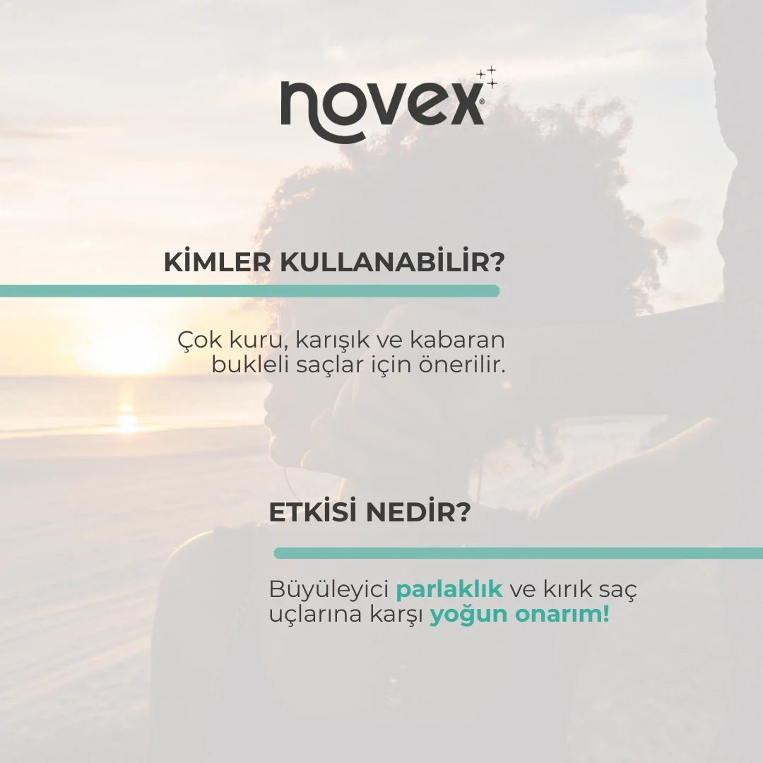 NOVEX MYSTIC BLACK Hasar Görmüş Saçlar için Şampuan 300ml