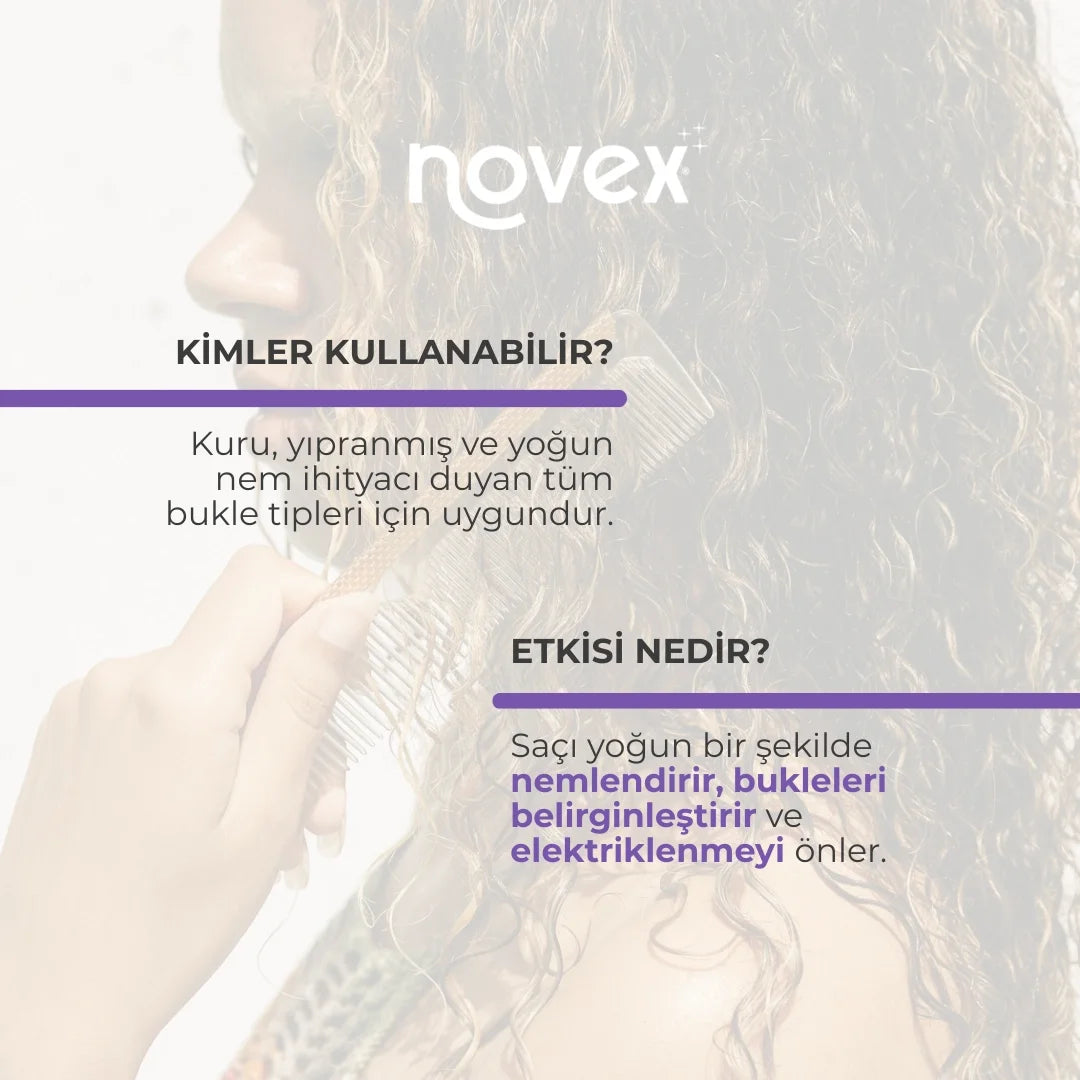 Novex My Curls - Bukle Belirginleştirici Saç Bakım Yağı 500g