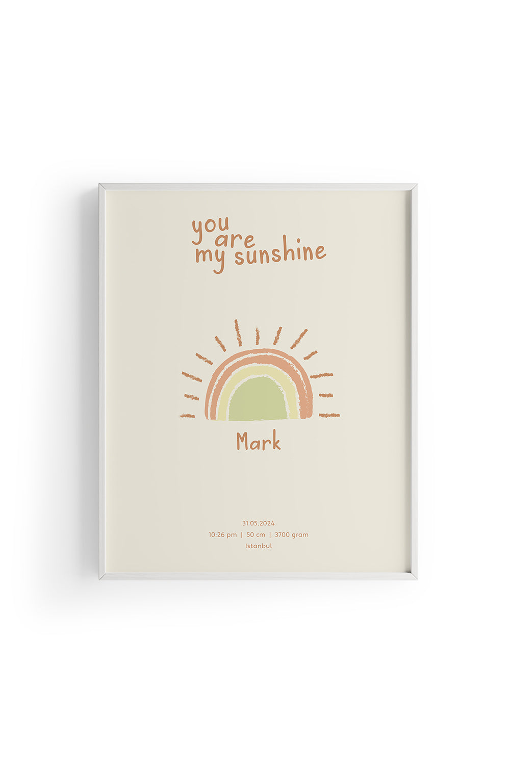 ODA.products-You Are My Sunshine | Çocuk Odası Tablo-Tablo-2-fleurdirect.live