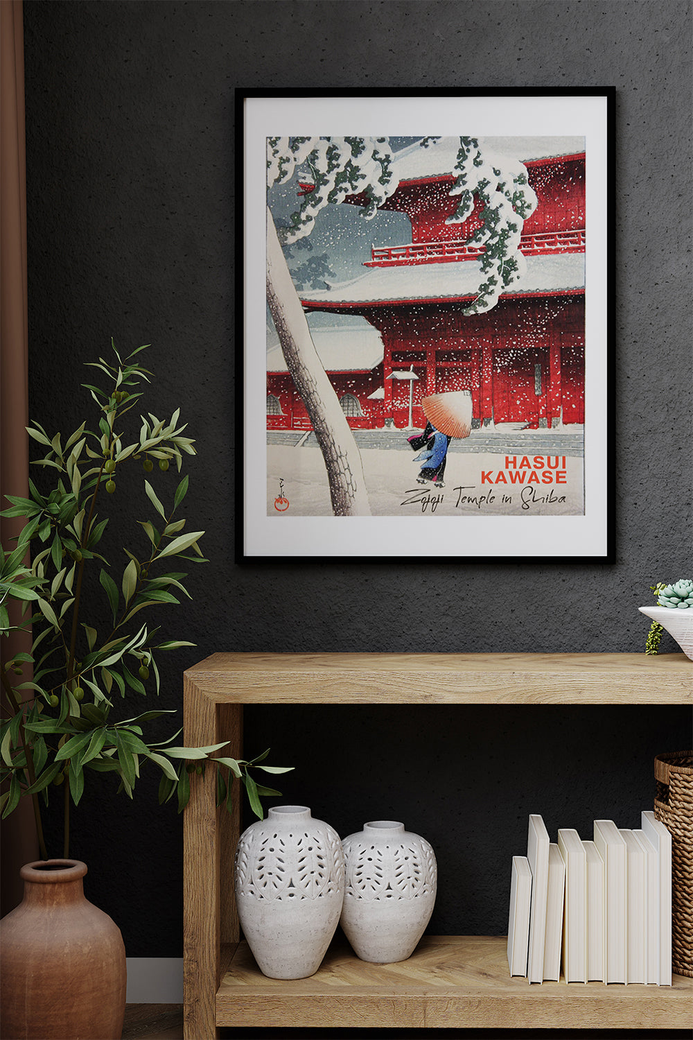 ODA.products-Zojoji Temple İn Shiba, Hasui Kawase | Ünlü Ressam Tablosu-Tablo-1-fleurdirect.live