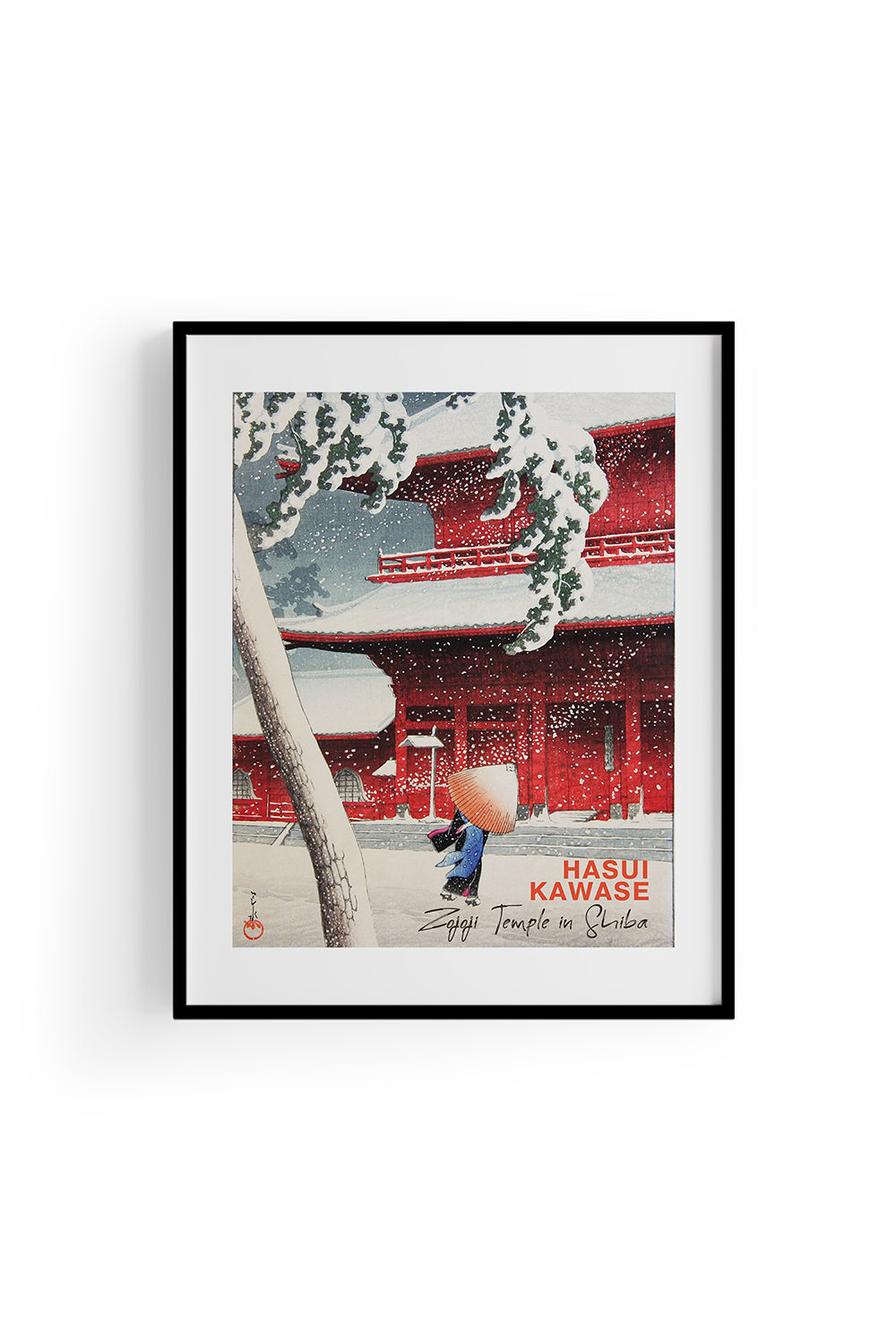 ODA.products-Zojoji Temple İn Shiba, Hasui Kawase | Ünlü Ressam Tablosu-Tablo-4-fleurdirect.live