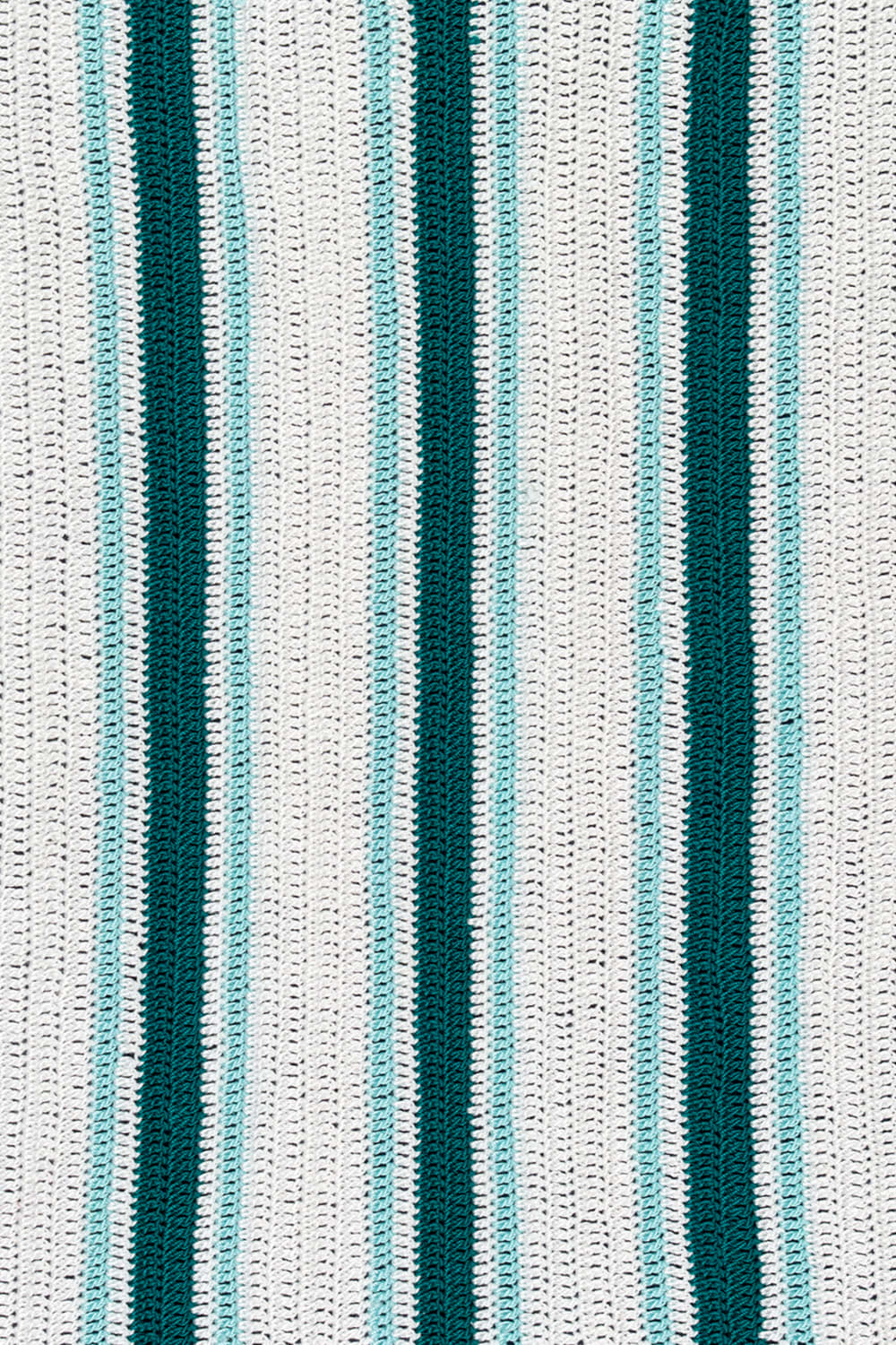 OHM Handmade-Beyaz Mavi Yeşil Stripes El İşi Dantel Örtü-Dantel Örtüler-3-fleurdirect.live