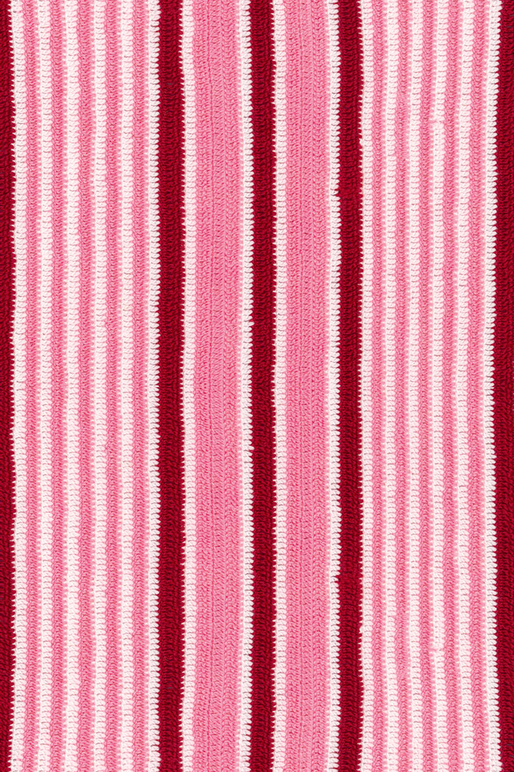 OHM Handmade-Pembe Beyaz Kırmızı Multi Stripes El İşi Dantel Örtü-Dantel Örtüler-3-fleurdirect.live