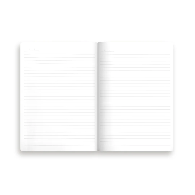 Ohh Deer Kaleido Tasarımı 8X10 64 Sayfa İNce Kapak Çizgili Defter Design No.17 Scalloped Marble 11755