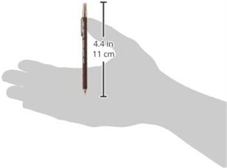 Ohto-Ohto Wood Sharp Mini Mekanik Kurşun Kalem 0.5mm Bordo Aps 350 Es-Mekanik Uçlu Kalem-4-fleurdirect.live