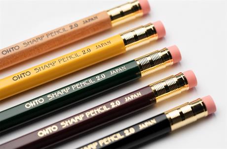 Ohto Wooden Versatil Kalem 2.0Mm Sarı Aps-680E