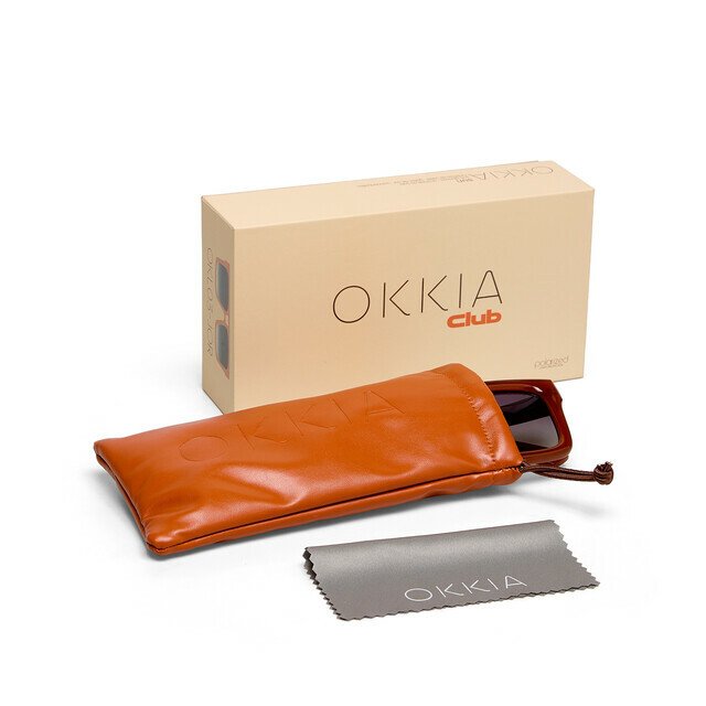 Okkia-Okkia Club Vulcano Siyah Lens Polarize Güneş Gözlüğü Bal Rengi-Güneş Gözlüğü-6-fleurdirect.live