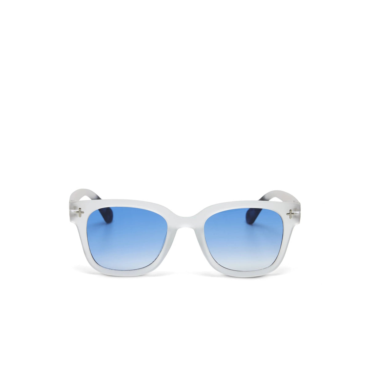 Okkia-Okkia Giovanni Mavi Lens Unisex Güneş Gözlüğü Beyaz-Güneş Gözlüğü-4-fleurdirect.live
