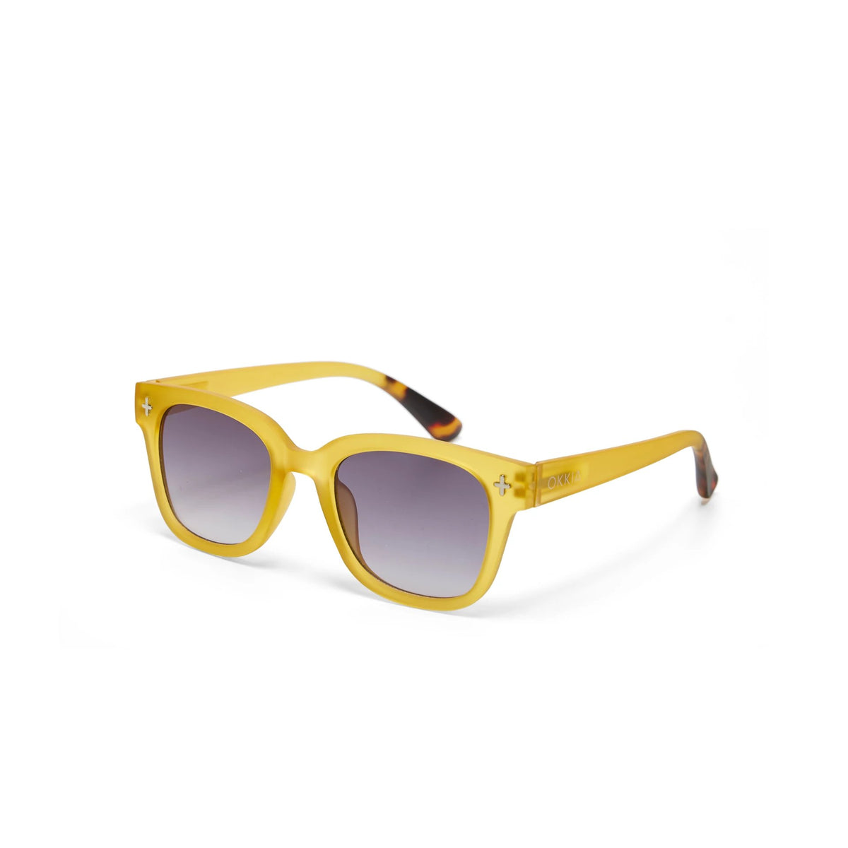 Okkia-Okkia Giovanni Siyah Lens Unisex Güneş Gözlüğü Sarı-Güneş Gözlüğü-5-fleurdirect.live