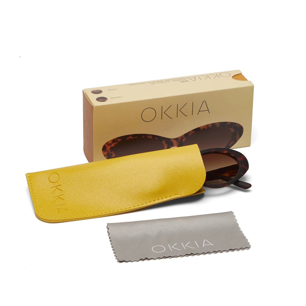 Okkia-Okkia Lina Small Cat Güneş Gözlüğü Klasik Havana-Güneş Gözlüğü-7-fleurdirect.live