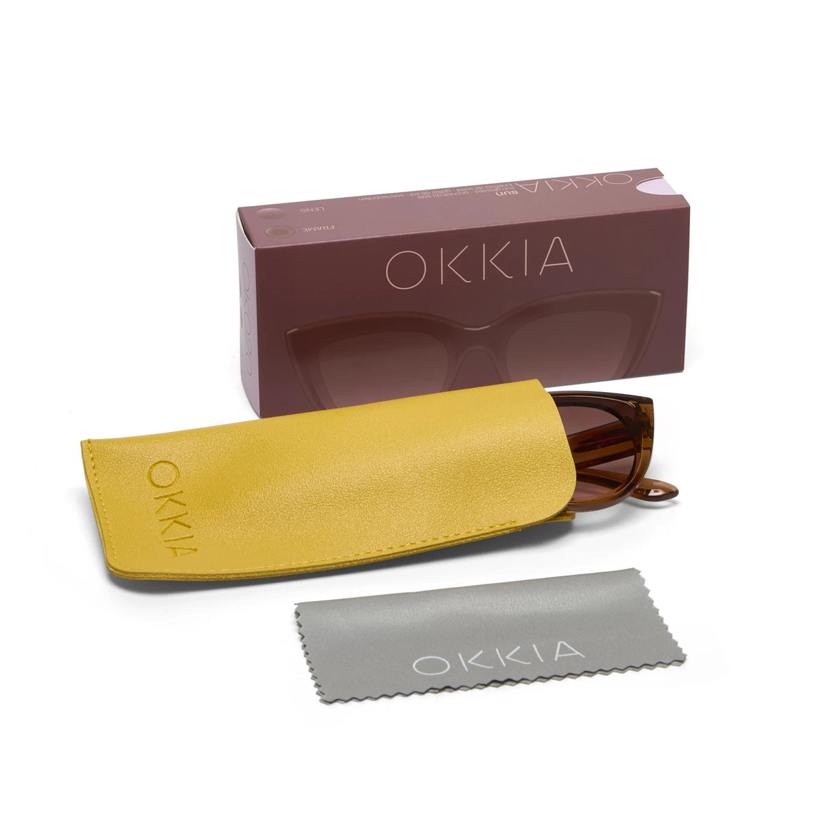 Okkia-Okkia Silvia Güneş Gözlüğü Kahverengi/Açık Pembe Degrade-Güneş Gözlüğü-7-fleurdirect.live