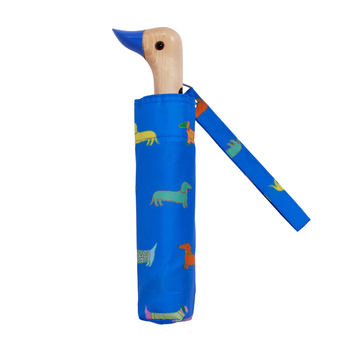 Original Duckhead Duck Kompakt Şemsiye Dogs In Blue