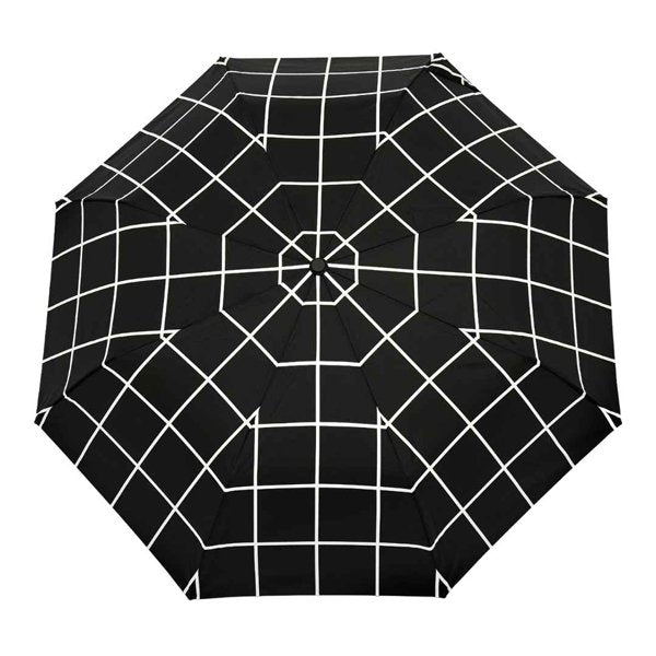 Original Duckhead-Original Duckhead Duck Kompakt şemsiye Black Grid-Şemsiye-4-fleurdirect.live