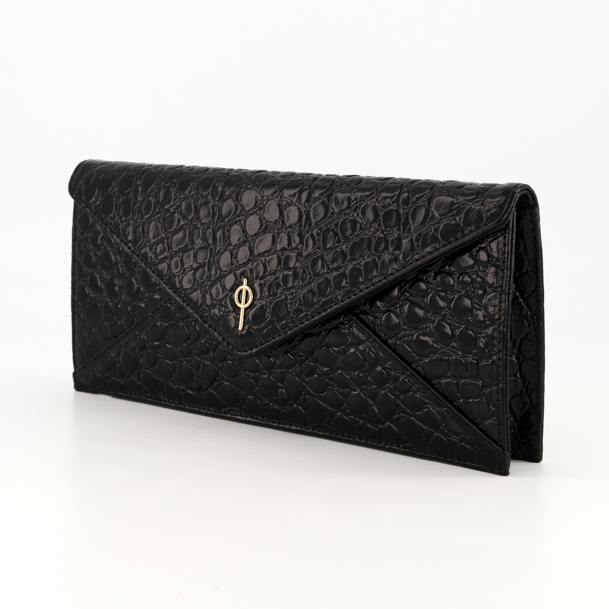Otrera-Croco Night Bag Black-Clutch-2-fleurdirect.live
