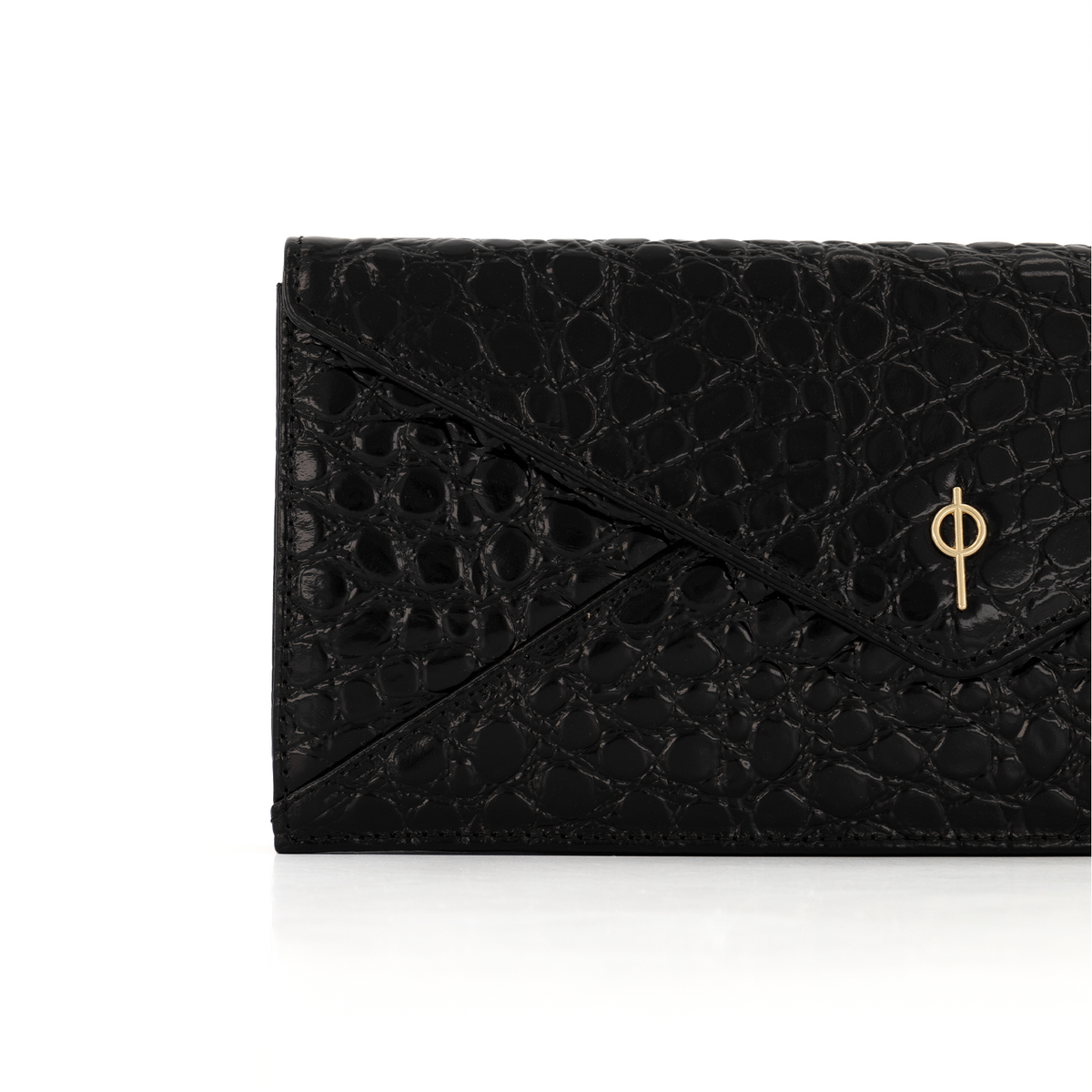Otrera-Croco Night Bag Black-Clutch-3-fleurdirect.live