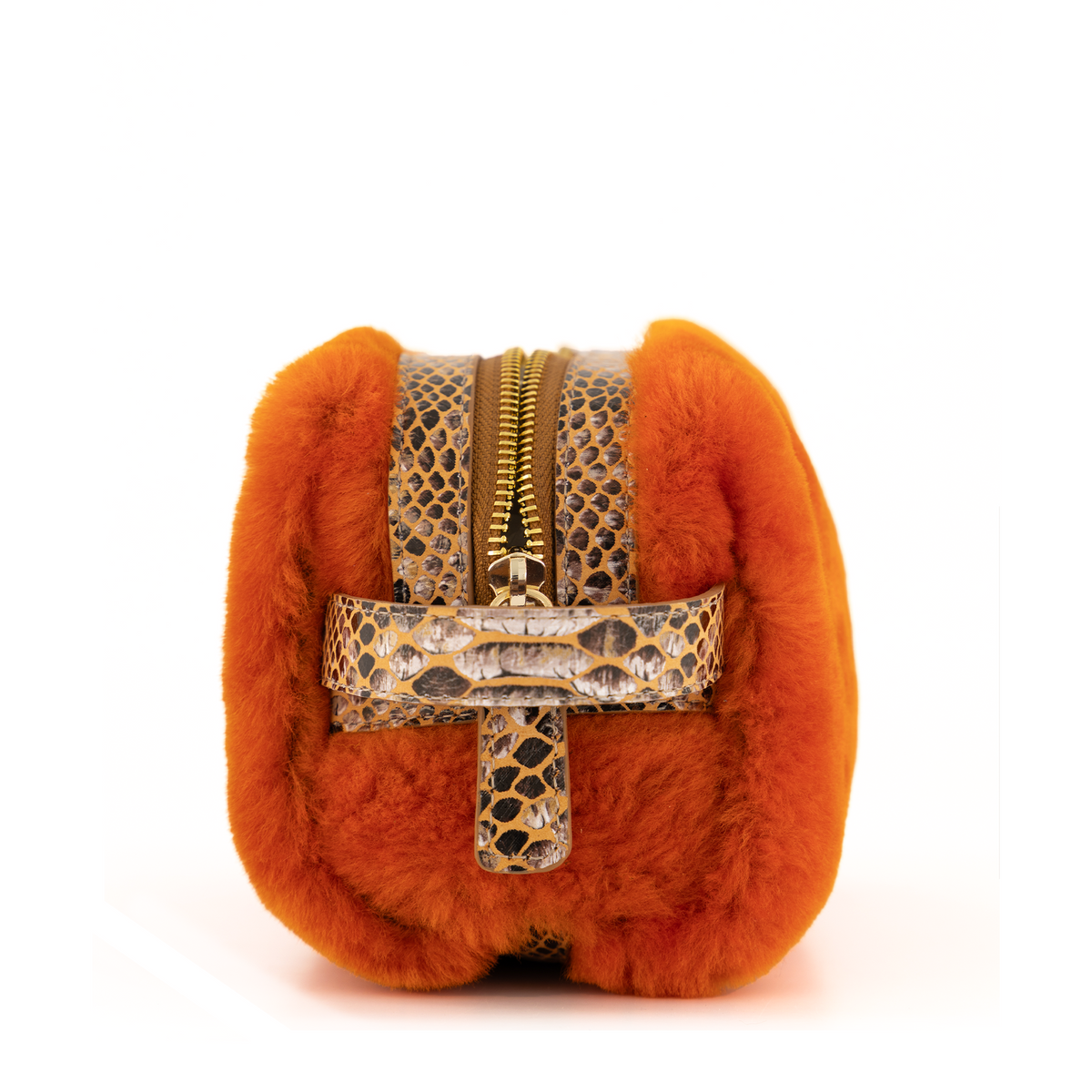 Otrera-Lula Pouch Fur - Burnt Orange-El Çantası-3-fleurdirect.live
