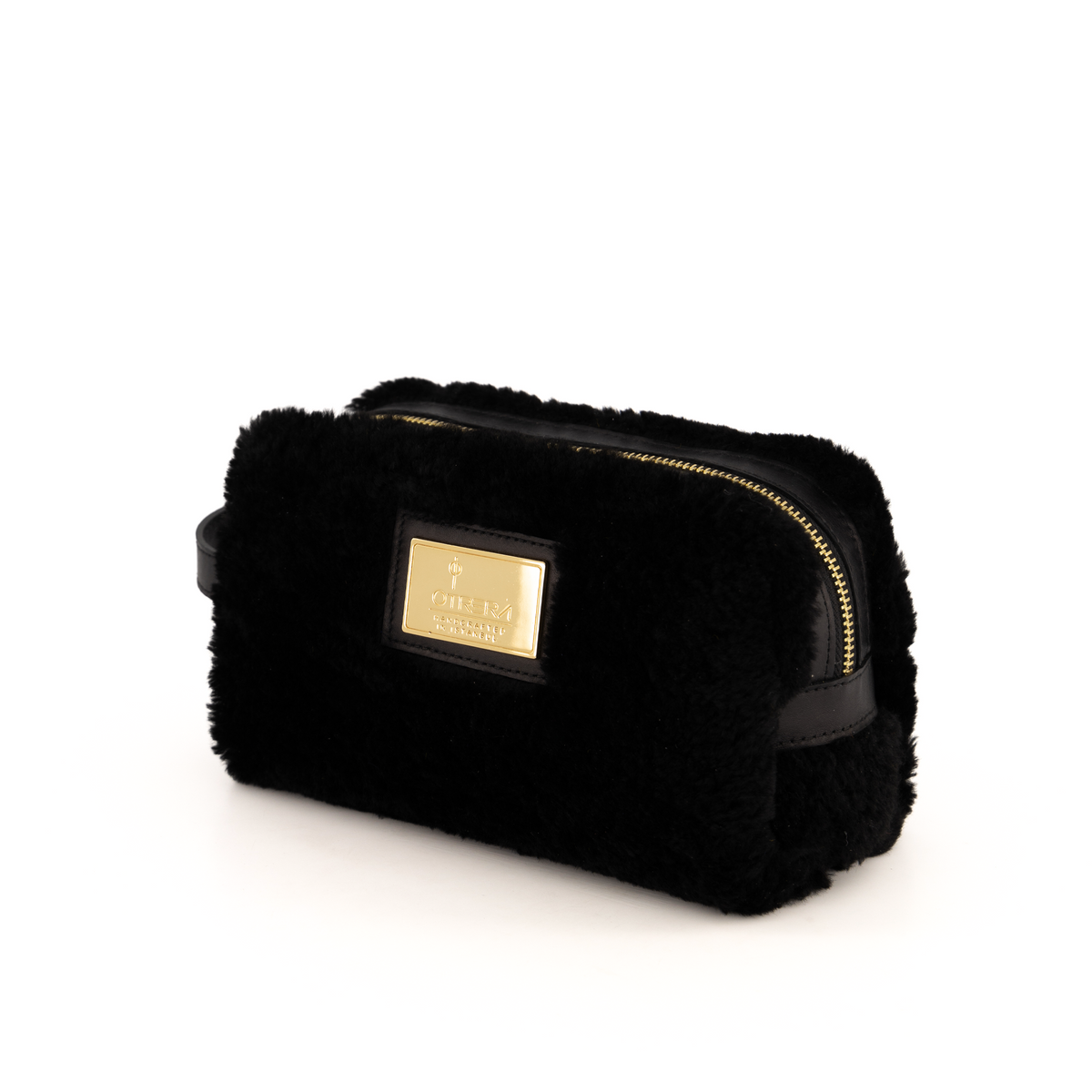 Otrera-Lula Pouch Shearling - Black-El Çantası-1-fleurdirect.live