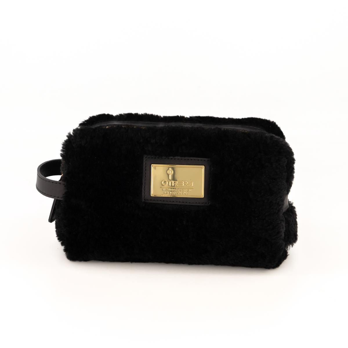 Otrera-Lula Pouch Shearling - Black-El Çantası-3-fleurdirect.live