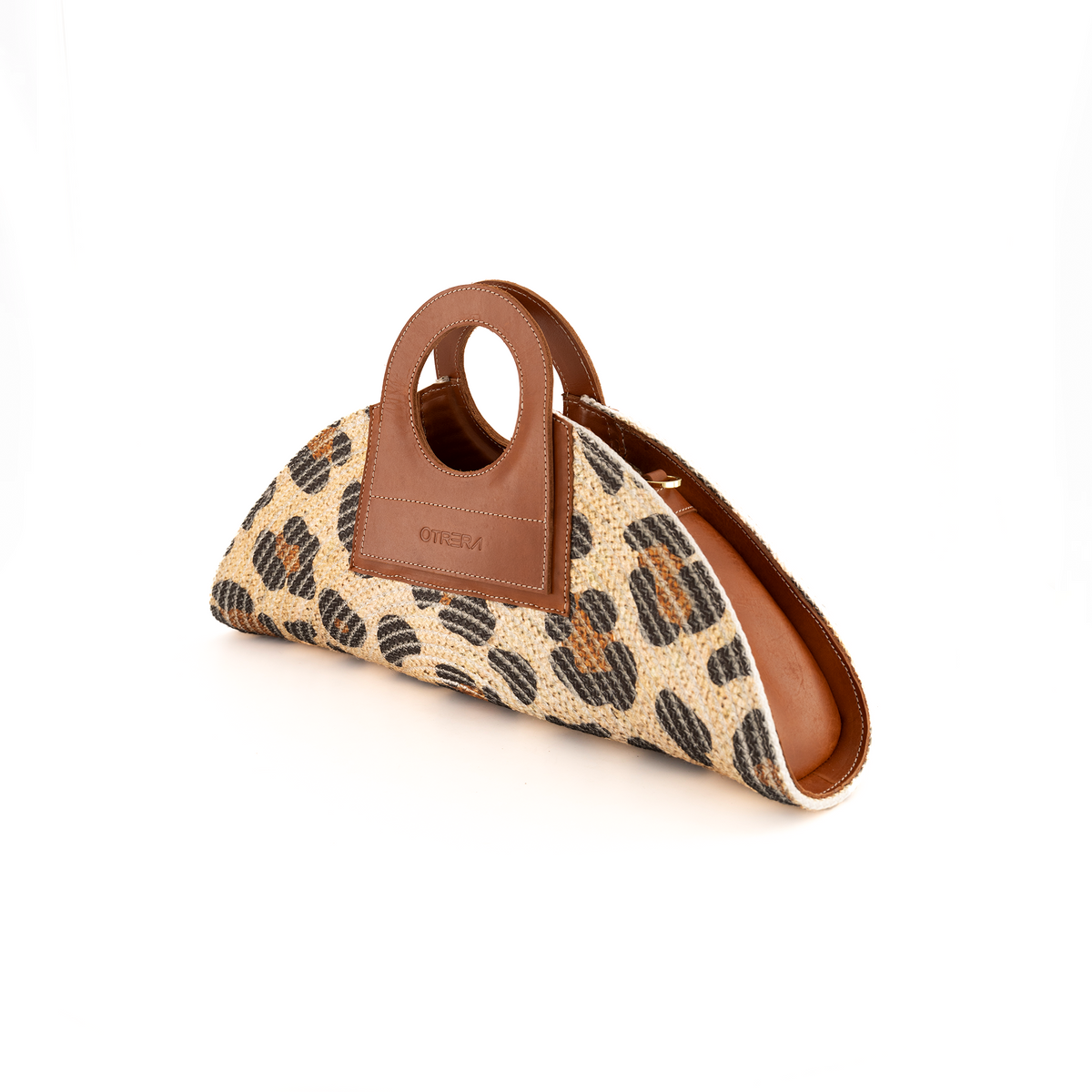 Otrera-Mini Taco Leopard Tan-Omuz Çantası-2-fleurdirect.live
