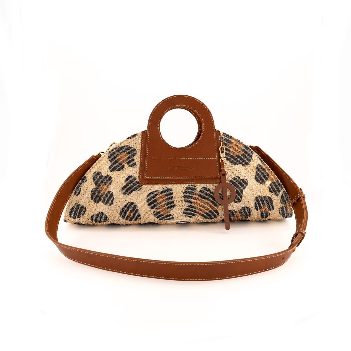 Otrera-Mini Taco Leopard Tan-Omuz Çantası-5-fleurdirect.live