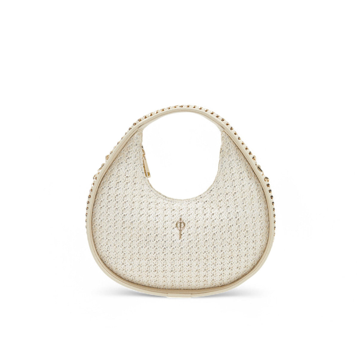 Otrera-Round Chain Bag Straw Beige-El Çantası-1-fleurdirect.live