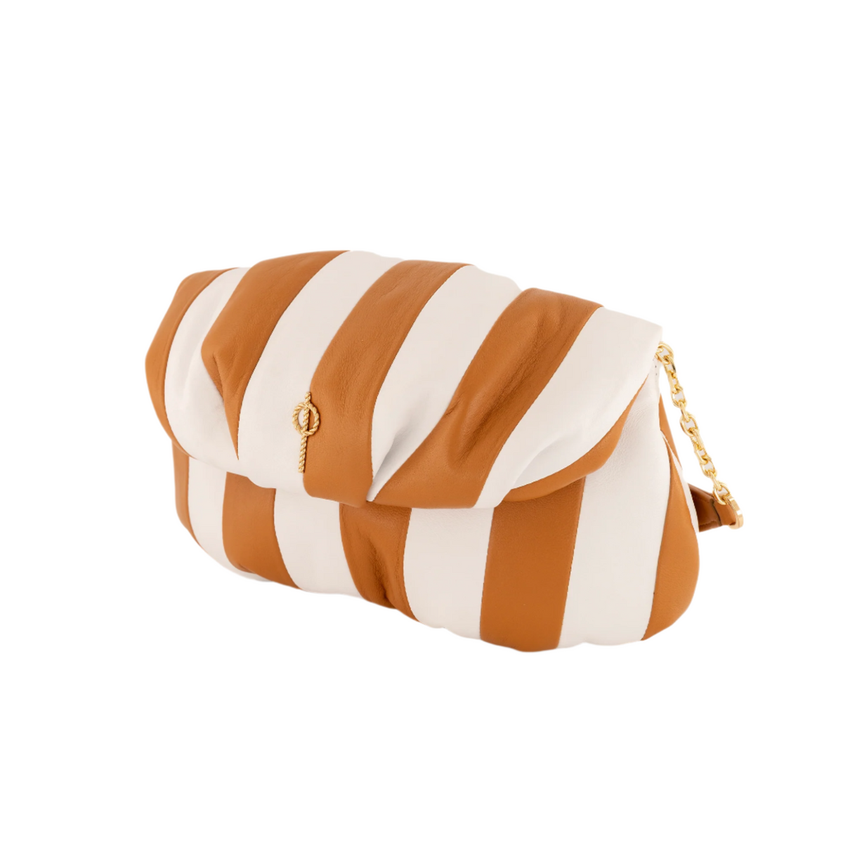 Otrera-Striped Leda Tan-Clutch-2-fleurdirect.live